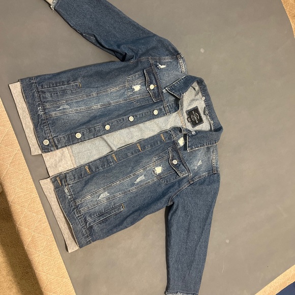 Victorious denim Jean jacket size large - Picture 2 of 9